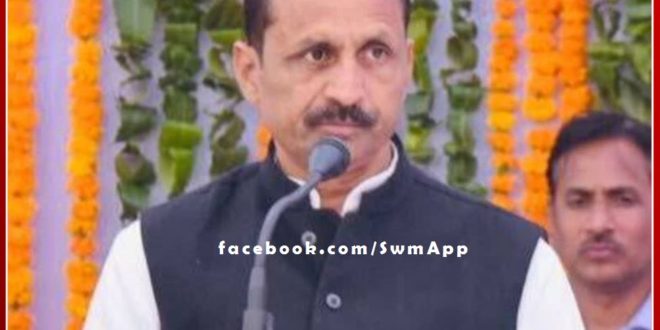 District in-charge minister Bhajan Lal Jatav will be on Gangapur City tour today