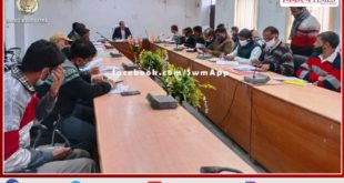 District level monitoring committee review meeting held in sawai madhopur