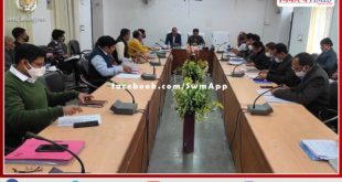Divisional Commissioner PC Berwal reviewed the development and flagship schemes