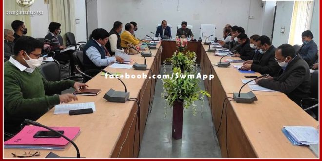 Divisional Commissioner PC Berwal reviewed the development and flagship schemes