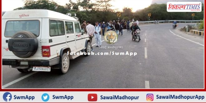 Due to the bike slipping on the ughad bridge, 2 bike riders fell under the bridge