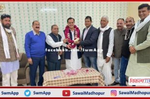 MP Sukhbir Singh Jaunapuriya on Sawai Madhopur tour