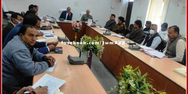 Preparatory meeting was held regarding the event of Sawai Madhopur Foundation Day