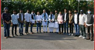 Sawai Madhopur NSUI officials met CM Ashok Gehlot in jaipur