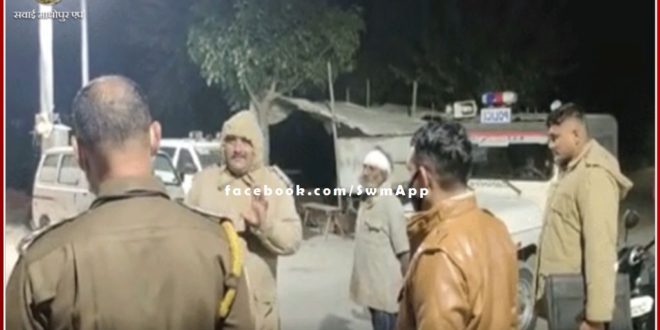 There was a fight between the two parties for playing the drum in the wedding in bhilwara