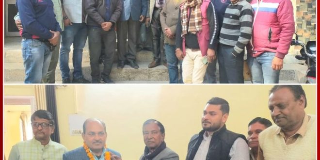 mahesh sharma re-elected ifwj gangapur city president