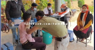 13064 boys and girls got corona vaccine in sawai madhopur