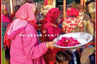 Chauth Mata's fair canceled, yet devotees are reaching In chauth ka barwara
