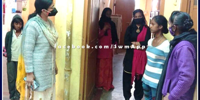 District Authority Secretary Shweta Gupta inspected Mercy Rehabilitation Center Home Sawai Madhopur