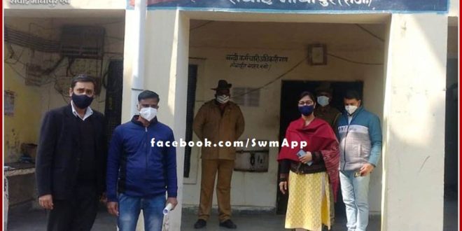 District Authority Secretary did weekly inspection of District Jail in sawai madhopur