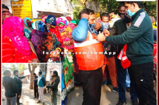District Collector Suresh Kumar Ola did a surprise inspection of Mahavir Park in Sawai Madhopur