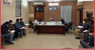 District Traffic Management Committee meeting held in sawai madhopur