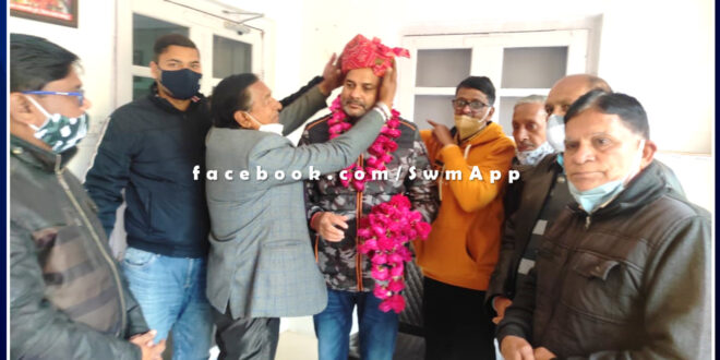 IFWJ Sawai Madhopur honored District Collector Rajendra Kishan