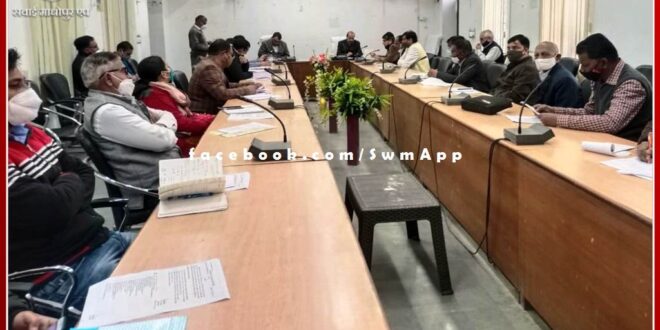 Instructions given to officers after reviewing the progress of twenty point programs and flagship schemes in sawai madhopur