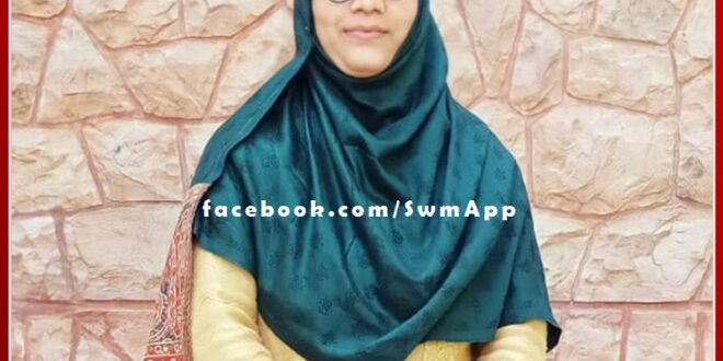 Ismat Sherwani from Bonli Sawai Madhopur got gold medal in sanskrit grammar