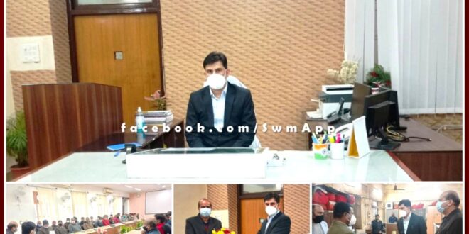 Newly appointed District Collector Sawai Madhopur Suresh Kumar Ola took charge