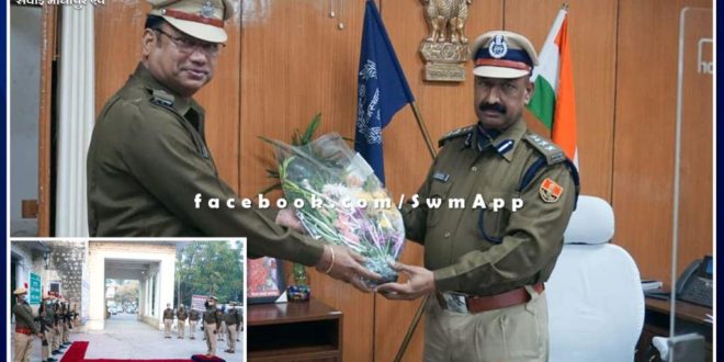 Newly appointed SP Sunil Kumar Bishnoi took charge in sawai madhopur