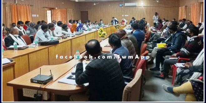 Officers should give information about schemes to public representatives on time - District Collector Suresh Kumar Ola