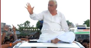 Rajya Sabha MP Dr. Kirori Lal Meena will reach Sawai Madhopur in a while
