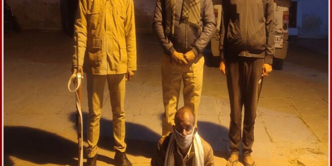 Wanted accused absconding for 4 months arrested in sawai madhopur