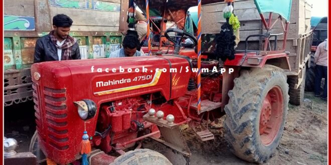 police seized six Tracto Trolley while transporting illegal gravel in sawai madhopur