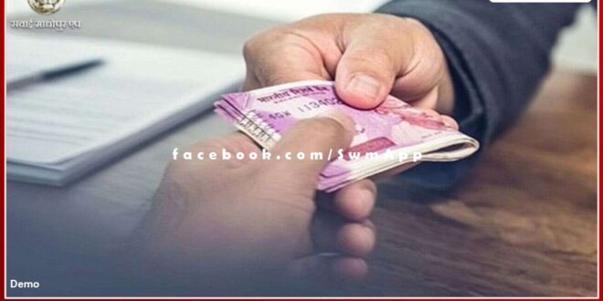 ACB traps village servant and broker red handed taking bribe of 1 lakh 50 thousand in jalore