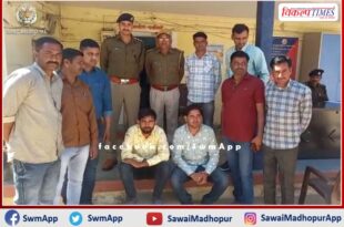 Arrested 2 people planning to kill by taking betel nut worth 10 lakhs with illegal weapons in gangapur city sawai madhopur