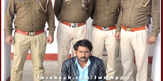 Bamanwas police station seized a tractor-trolley filled with illegal gravel at bamanwas in sawai madhopur