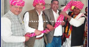 Bhamashah Honored for constructed office in Dharamsala in chauth ka barwara sawai madhopur