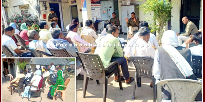 CLG meeting organized in Soorwal police thana sawai madhopur
