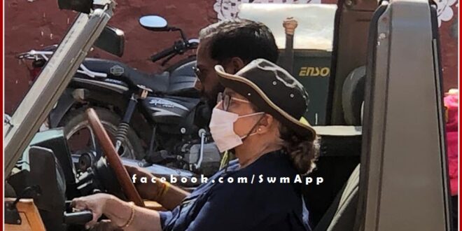 Film actress Asha Parekh reached Ranthambore
