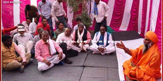 National Saint Balayogi Umesh Nath Maharaj pays tribute to the victims of Chambal accident in sawai madhopur