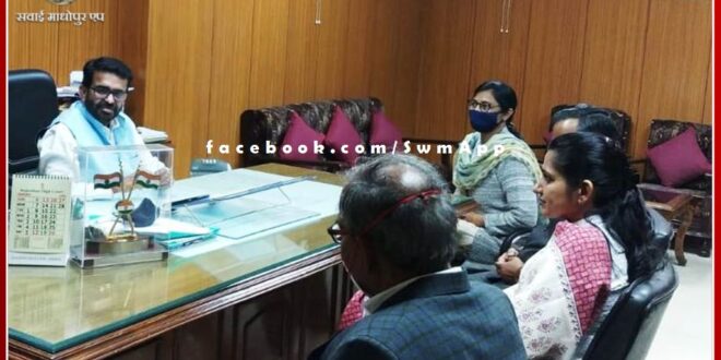 Organized meeting with advocates regarding National Lok Adalat in sawai madhopur