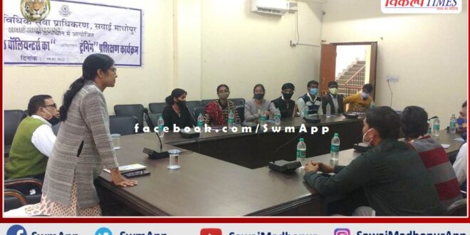 Orientation training program organized for paralegal volunteers in sawai madhopur
