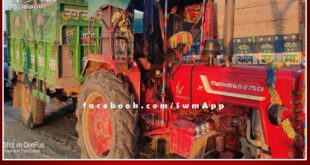Soorwal police station seized a tractor-trolley filled with illegal gravel in sawai madhopur