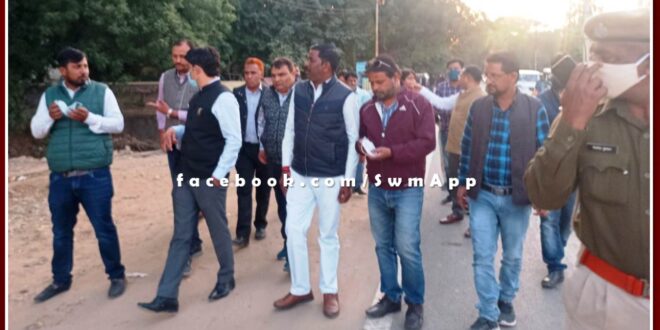 Under Badlega Madhopur Abhiyan Collector inspected the cleaning works in sawai madhopur