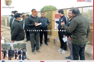 Under the Badlega sawai Madhopur innovation, the cleanliness arrangements in the city council area inspection
