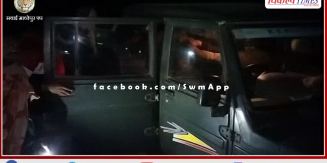 Unknown vehicle hit the bike in khandar, in accident a bike rider injured