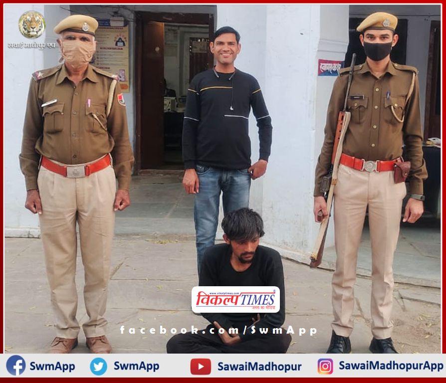 police seized 3 tractor trolley transporting illegal gravel, driver arrested in sawai madhopur