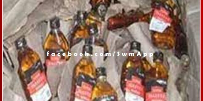 50 cartoons of illegal desi liquor loaded in Bolero car recovered, two arrested in gangapur city
