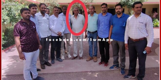 ACB traps ASI taking bribe of 5 thousand in barmer
