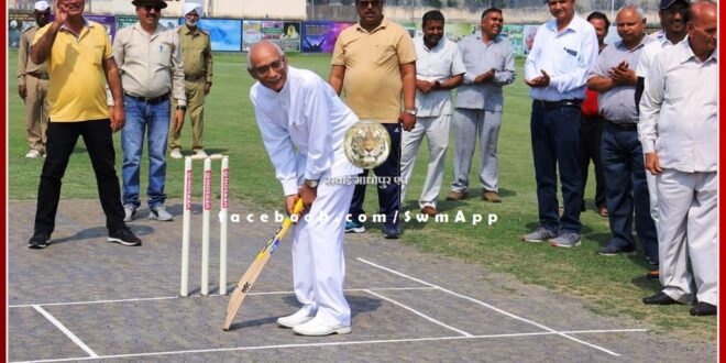 Baba Gurbachan Singh Memorial Cricket Tournament inaugurated in sawai madhopur