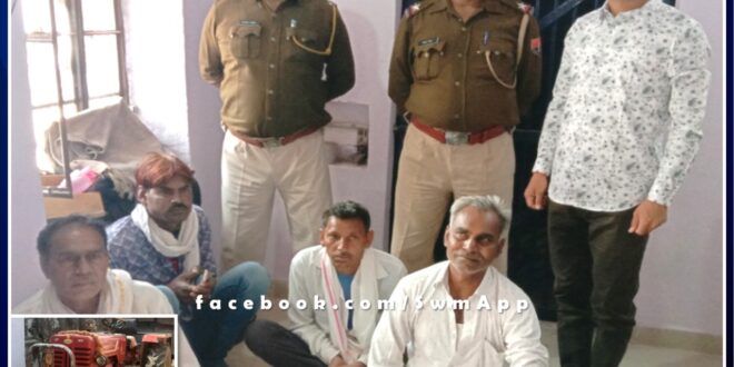 Batoda police station arrested 6 accused under Local and Special Act in sawai madhopur