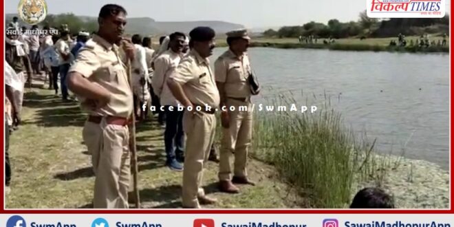 Case of catching Kishore by crocodile in Banas river. Teenager's address not found even after 6 hours