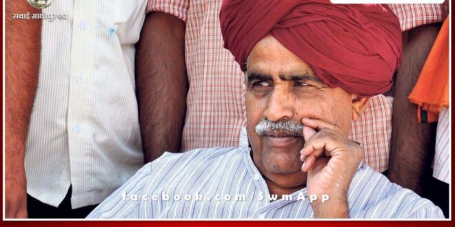 Colonel Kirori Singh Bainsla big leader of Gurjar reservation movement is no more