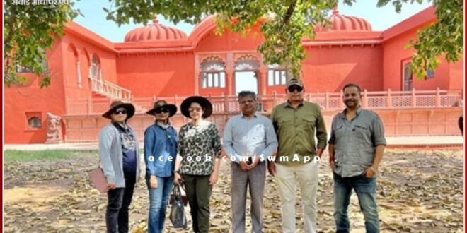 Cricketer Sachin Tendulkar's wife Anjali Tendulkar on Ranthambore tour in sawai madhopur