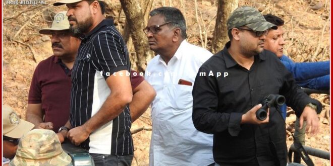 Cricketer Yusuf Pathan on Ranthambore national park tour in sawai madhopur