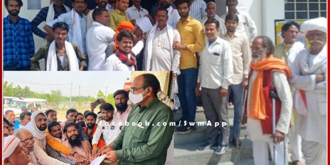 Demand to start Devnarayan temple worship in Mandalgarh and release Gopal Bassi in sawai madhopur
