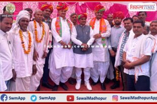 Development of society is possible only through education - Prabhu Lal Saini Former Agriculture Minister