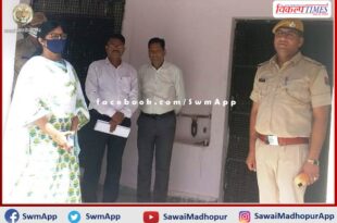 District Legal Services Authority Secretary Shweta Gupta inspected the District Jail in sawai madhopur